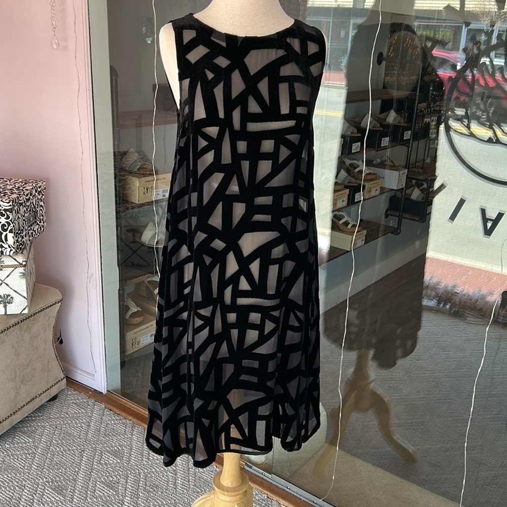Eileen Fisher Semi-Sheer Dress
